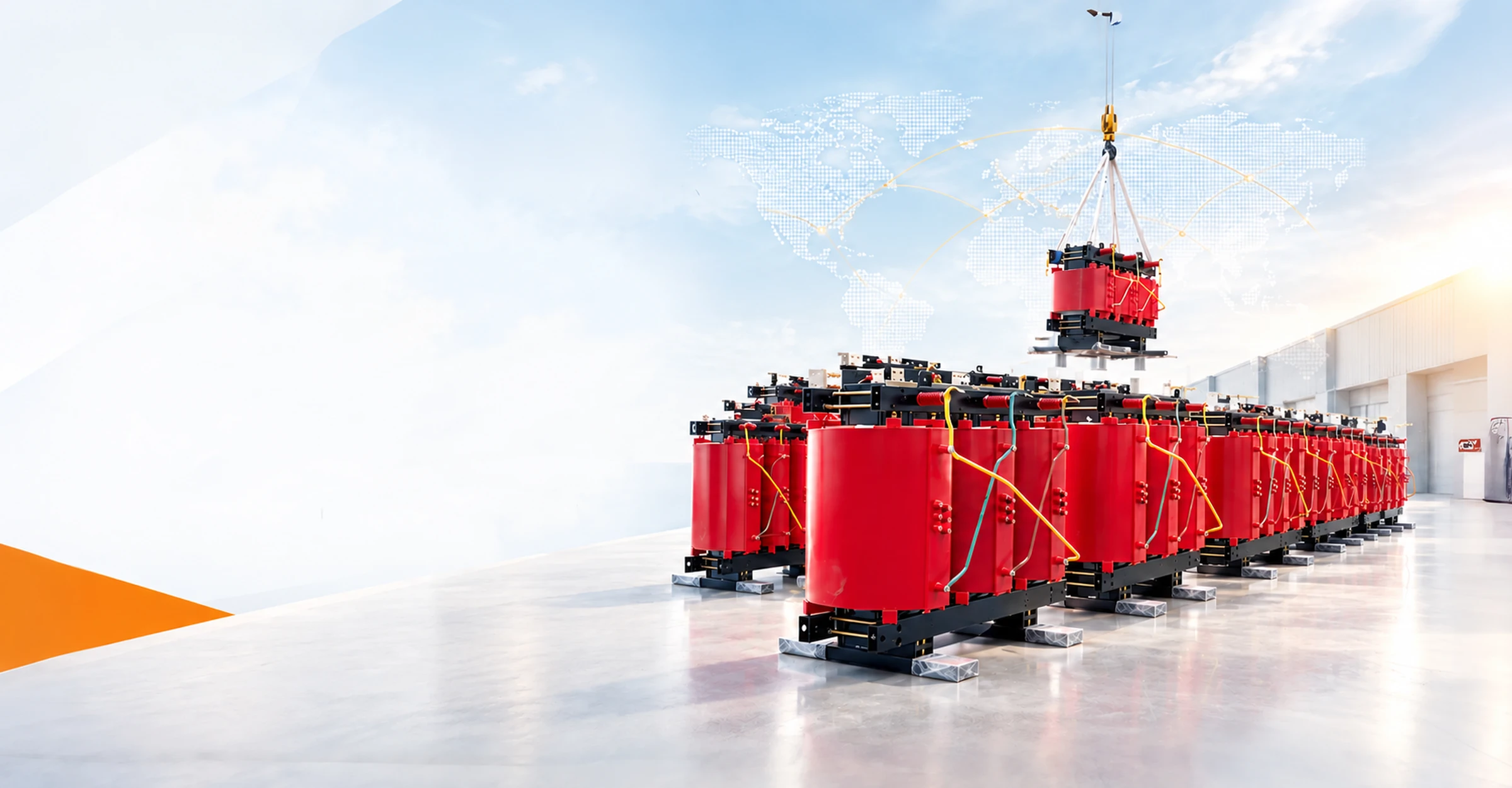 Cast-resin dry-type transformers.