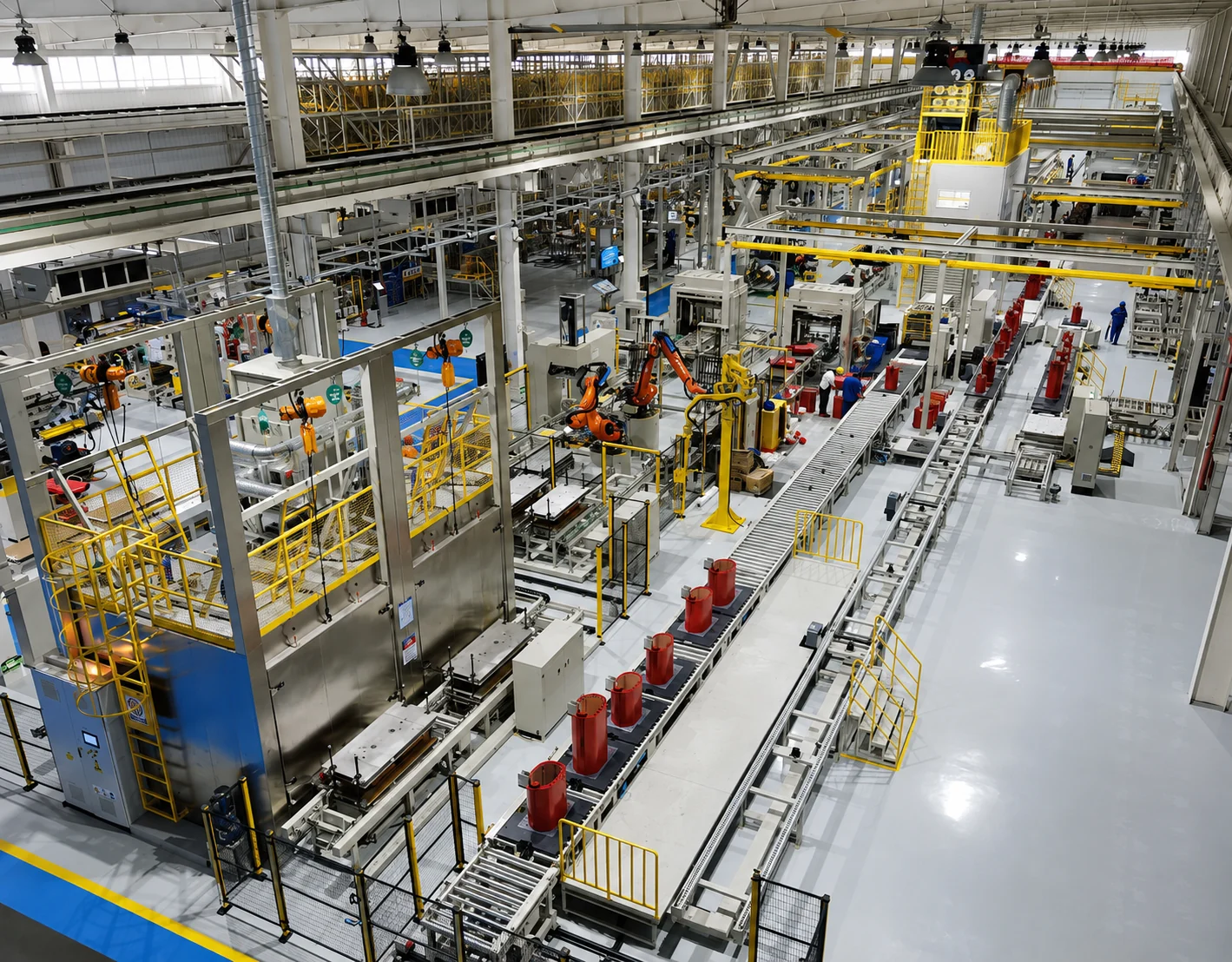 Modern transformer production line