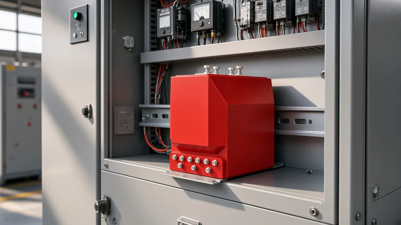 Switchgear metering cabinet context for instrument-transformer signal duty