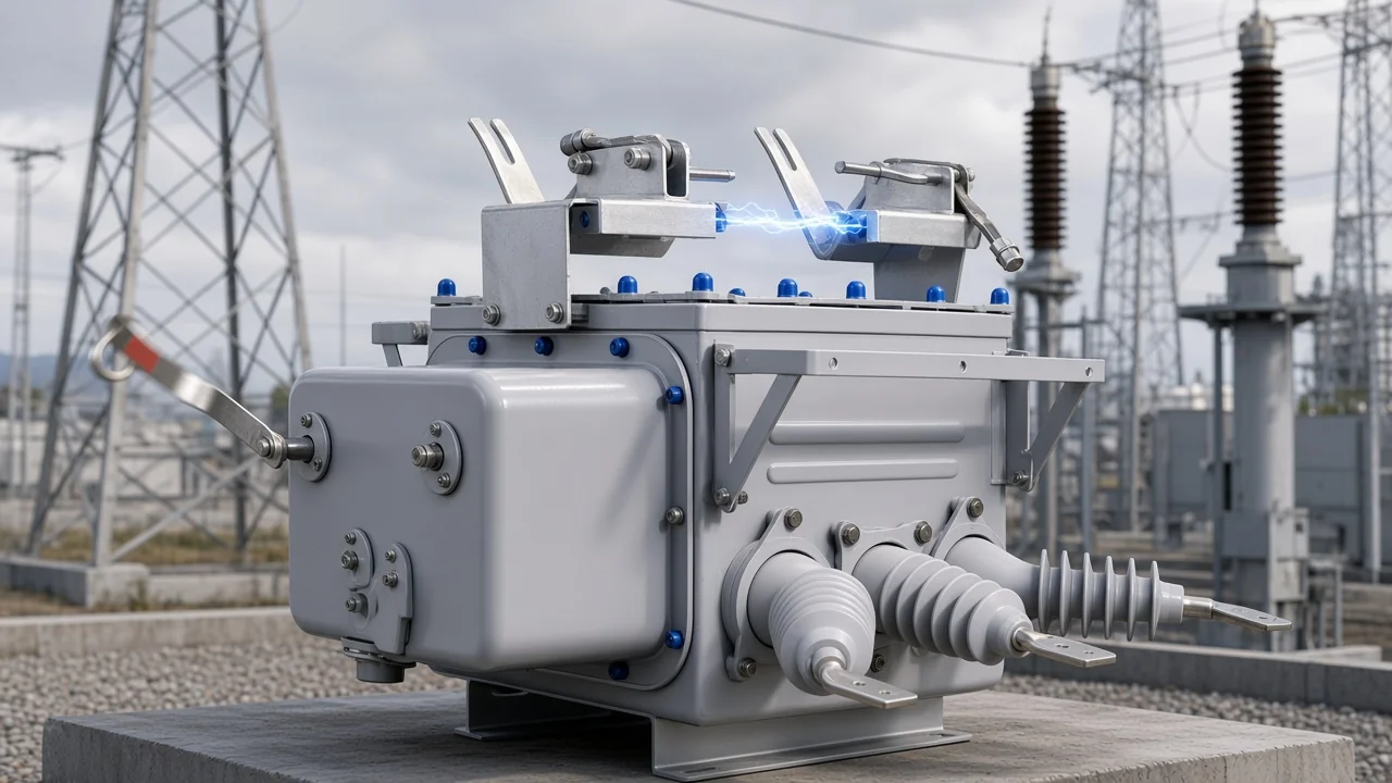 Vacuum circuit breaker working sequence context from closed contacts toward an open interrupter gap
