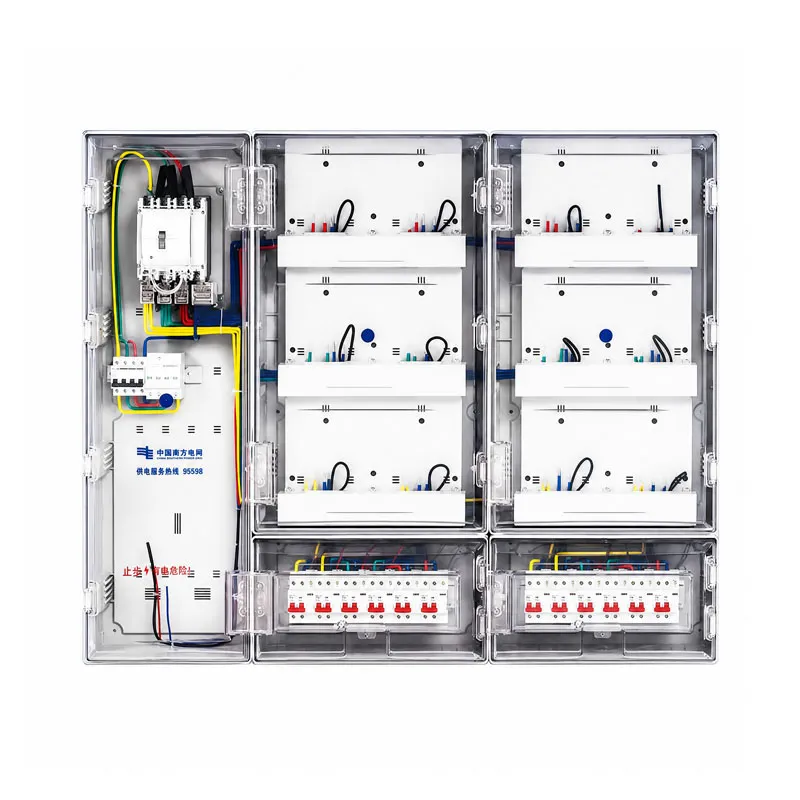 FPFD12X Southern Power Grid Fee-Controlled Single- Phase Twelve-Meter Energy Metering Box